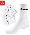 Bench. Tennissocken Damen Herren Sportsocken, Crew Socken (Packung, 6-Paar, Gr....