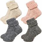 GAWILO ABS-Socken f&uuml;r Damen - Rutschfeste Haussocken mit Noppen - Dicke, warme Wolle