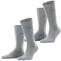 Esprit Socken Basic Uni (2-Paar, 2er Pack) mit hohem Baumwollanteil atmungsaktiv