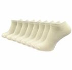 GAWILO Sneakersocken "Natur" f&uuml;r Damen & Herren aus 100% Baumwolle u.a. in wei&szlig; &
