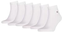 Tommy Hilfiger Kurzsocken TH MEN QUARTER 6P ECOM (6-Paar, 6 Paar) mit Logostickerei
