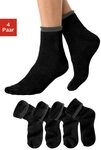 Lavana Kuschelsocken Damen Frotteesocken (Packung, 4-Paar, Gr. 35-38 bis 39-42)...