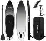 YEAZ Inflatable SUP-Board BLACK SANDS BEACH - EXOTRACE - SET SUP Board und,