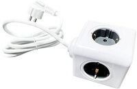 Technaxx TECHNAXX Steckdosenw&uuml;rfel Power Cube TX-195, 4-fach, 2x USB-A, 1x