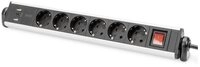 Digitus 6-fach Office-Steckdosenleiste mit 3x USB-Anschl&uuml;ssen DA-70624