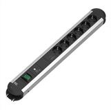 Bachmann PRIMO 6xCEE7/3 1xGVS-Plus 1xSchalter 2,0m CEE7/7 Steckdosenleiste