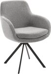 Musterring Esszimmerstuhl Tavia (Set, 2 St), Stativgestell Eisen schwarz,