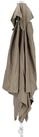 jankurtz Sonnenschirm Elba Eckig, Taupe, 200 cm, LxB: 200x200 cm, mit Knickelement