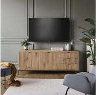 Vicco Lowboard Eliza, Viking Oak, 150.1 x 60 cm mit 3 Schubladen, 2 T&uuml;ren (1...