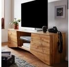 FINEBUY Lowboard FB76452 TV-Board Kommode 160cm MDF Eiche Dekor Design mit 2...