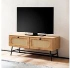FINEBUY Lowboard FB104346 TV-Board 100cm MDF Eiche Dekor 2 Schubladen Wiener...