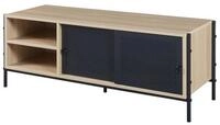 en.casa TV-Schrank &raquo;Tysnes&laquo; mit 2 Schiebet&uuml;ren 120x40x45 cm...