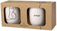 Villeroy & Boch Becher Statement Kaffeebecher Cat 280 ml 2er Set, 2-tlg.,...