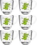 LEONARDO Tasse BAMBINI Krokodil, 6-tlg., Glas, 280 ml, 6-teilig