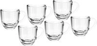 LEONARDO Espressotasse NAPOLI, 6-tlg., Glas, 80 ml, 6-teilig
