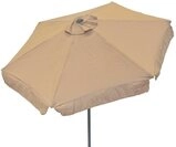 MERXX Sonnenschirm Beige, abknickbar