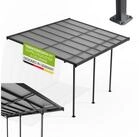 Juskys Terrassendach Borneo, BxT: 435x303 cm, 4x3 m, Regen- und Sonnenschutz,