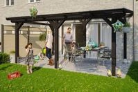 Skanholz Terrassendach Siena, BxT: 541x300 cm, Bedachung Doppelstegplatten