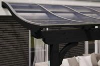 Skanholz Terrassendach Verona, BxT: 541x339 cm, Bedachung Doppelstegplatten