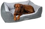 TrendPet Tierbett VitaBed Classic Grau - Orthop&auml;disches Hundebett, 100% Polyester,