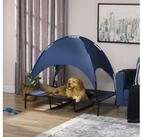 PawHut Tierbett mit Baldachin, Erh&ouml;htes Hundebett, Atmungsaktiv, Oxford,...
