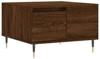 vidaXL Couchtisch Couchtisch Braun Eichen-Optik 55x55x36,5 cm Holzwerkstoff...