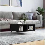 vidaXL Couchtisch vidaXL Couchtisch Schwarz 60x60x30 cm Holzwerkstoff