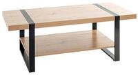 HAKU Couchtisch Haku Couchtisch mit Ablageboden schwarz-eiche