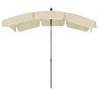 Siena Garden Sonnenschirm Tropico Mittelstockschirm anthrazit/natur 210x140cm...