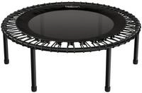 bellicon Fitnesstrampolin 100cm (Schwarz) mit Seilring-Federung bis 150kg (Extra