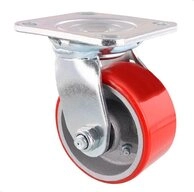 WAGNER design yourself M&ouml;belrolle Schwerlast-Lenkrolle RO 0116 rot