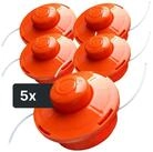 NEMAXX Fadenspule 5x FS1 Fadenkopf Doppelfaden Tap & Go Tippautomatik M10x1,25...