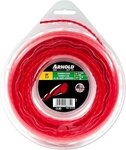 Arnold Trimmerfaden 1082-U4-2730 Trimmerfaden AF 3,7, 2,7mm x 27,4m, rot, rund,