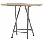Fun Star Stehtisch Stehtisch 120cm x 80cm Kiefernholz eckig klappbar Stahlgestell