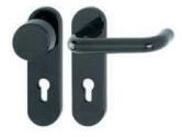 HOPPE Zubeh&ouml;r-Set Hoppe FS-Garnitur Paris FS-K58/353K/138 Ku.F9005 D/K f.TS...