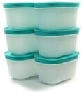 TUPPERWARE Frischhaltedose Gefrier Beh&auml;lter 170 ml wei&szlig; minze (6)