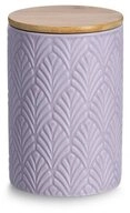 Zeller Present Vorratsdose Vorratsdose m. Bambusdeckel, Keramik/Bambus, 720 ml,