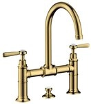 hansgrohe Waschtischarmatur Axor Montreux 220 2-Griff mit Hebelgriff mit