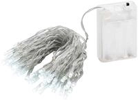 Linder Exclusiv GmbH LED-Lichterkette, Batterie 7,35m 50 LEDs kaltwei&szlig;...