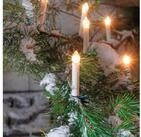 esotec LED-Lichterkette Solar Weihnachtsbaumbeleuchtung au&szlig;en 20 LED Kerzen...