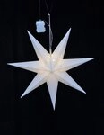 Spetebo LED Stern LED Weihnachtsstern 60x21 cm - 12 warmwei&szlig;e LED, 2, LED fest
