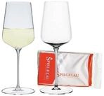 SPIEGELAU Wei&szlig;weinglas Definition Wei&szlig;weingl&auml;ser + Poliertuch 430 ml,...