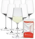 SPIEGELAU Wei&szlig;weinglas Definition Wei&szlig;weingl&auml;ser + Poliertuch 430 ml,...