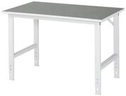 RAU Elektrowerkzeug-Set Rau Arbeitstisch Tom BxTxH 1250x800x760-1080mm, Linoleum