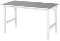 RAU Elektrowerkzeug-Set Rau Arbeitstisch Tom BxTxH 1500x800x760-1080mm, Linoleum