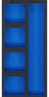 BGS Werkstattwagen BGS Werkstattwageneinlage 1/3 leer: 5 Ablagef&auml;cher 408 x 189 x 32
