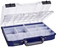 raaco Sortimentskasten raaco CarryLite 55 4x8-16 DLU Sortimentskoffer Anzahl F&auml;cher: