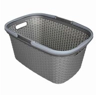 Rival W&auml;schekorb W&auml;schekorb Rattan-Design, 32 Liter, 56 x 37 x 28 cm (Farbe