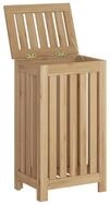 vidaXL W&auml;schekorb, W&auml;schebeh&auml;lter 35x25x60 cm Massivholz Teak