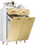 VCM Hochschrank W&auml;scheschrank W&auml;schetruhe W&auml;schebox Landos L (1-St)